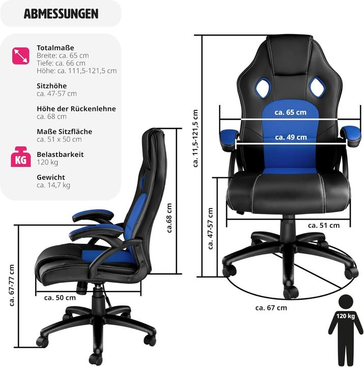 Produktbild tectake Sportsitz Chefsessel