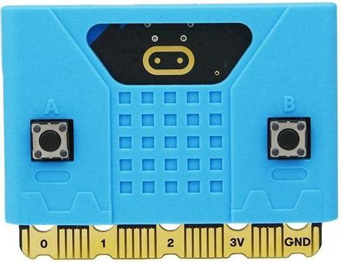 Image du produit HutoPi Silicone protection BLUE for Micro : bit(Compatible with v.1.5 and v.2)