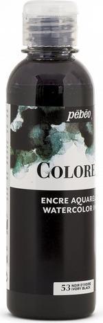 Image du produit Pebeo Encre à base d'eau Colorex (Noir ivoire, 250 ml)
