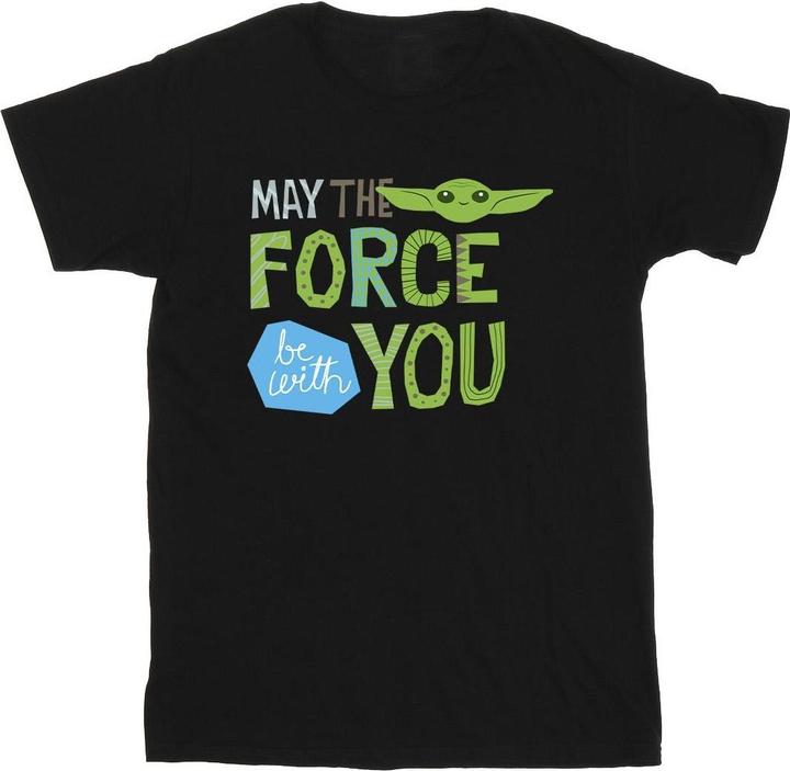 Immagine prodotto Star Wars The Mandalorian May The Force Be With You Maglietta Uomo (XXL)