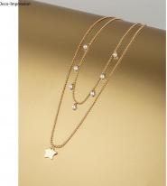 Immagine prodotto Rayher Stella pendente in metallo, oro, 2 pezzi (Metallo)