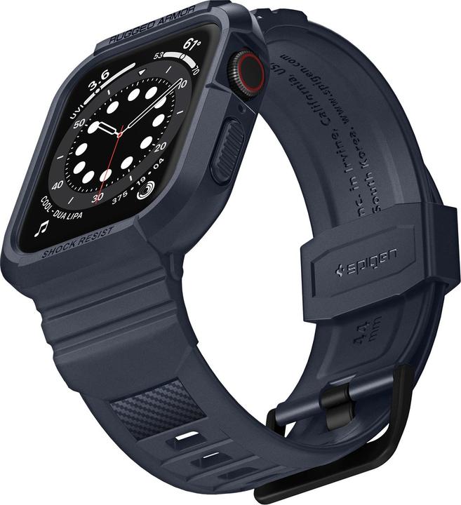 Actual product image Spigen RUGGED ARMOR "PRO" Apple Watch 4 / 5 / 6 / 7 / 8 / SE (44 / 45 MM) CHARCOAL GRAY