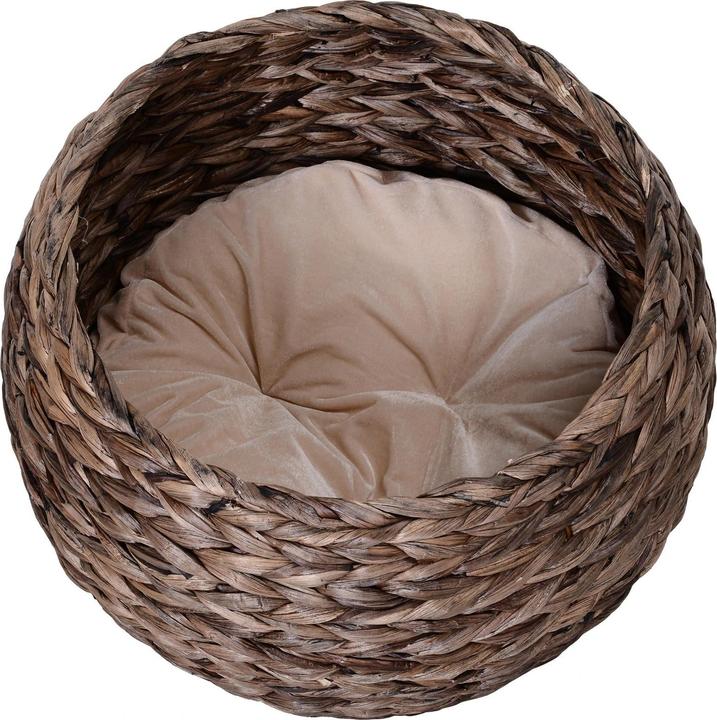 Actual product image PawHut Cat house made from woven rattan (Cat)