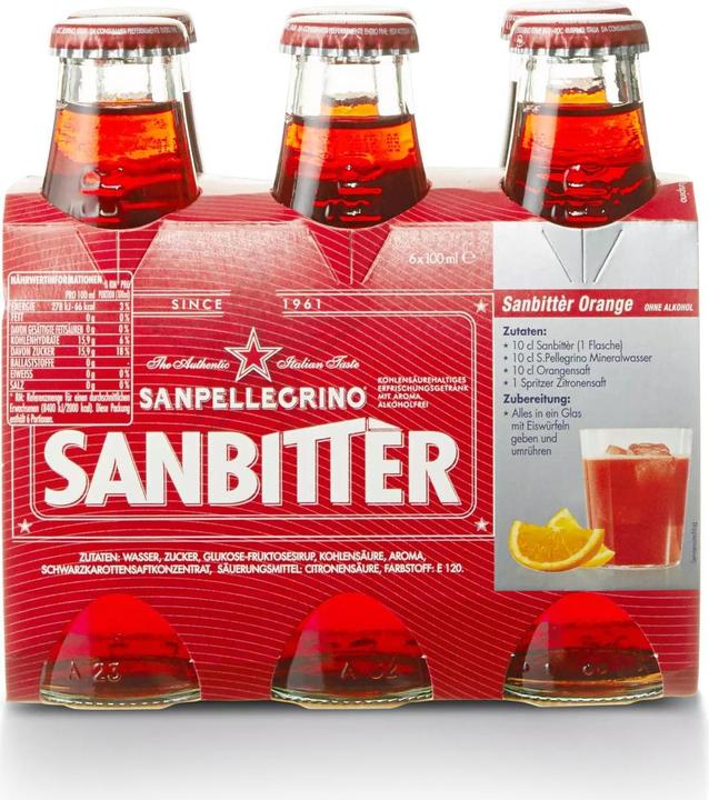 Image du produit San Pellegrino Sanbittèr (6 x 10 cl)