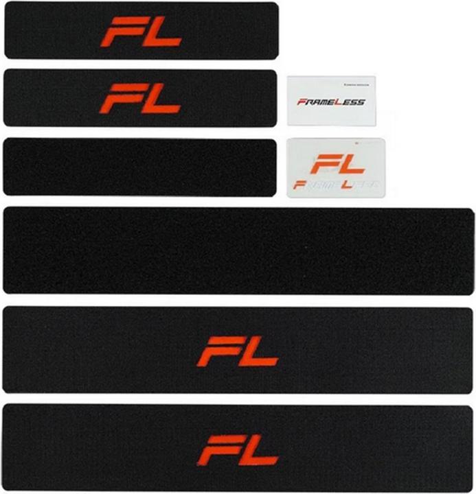 Frameless Nummerrahmen (Front + Heck, Langformat)