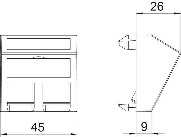 Immagine prodotto OBO Bettermann Supporto per la tecnologia dei dati (2.60 cm)