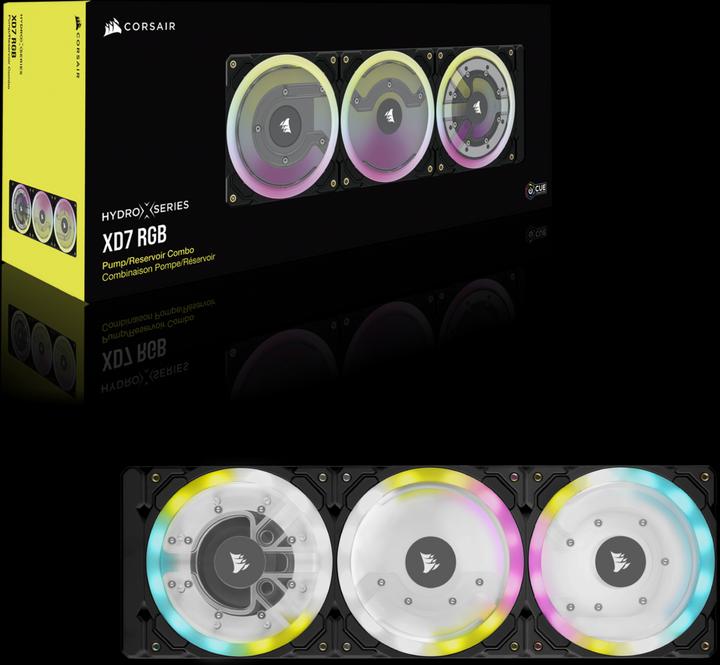 Actual product image Corsair Hydro X Series XD7 RGB Pump/Reservoir Combo