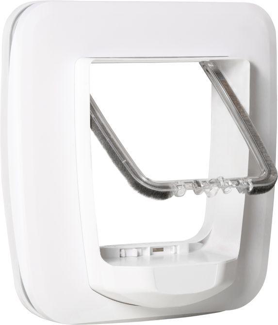 Immagine prodotto Swisshandel24 Zanzariera per gatti Zanzariera per cani con 4 opzioni di chiusura e magnete, per porte interne ed (Gattaiola manuale)
