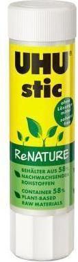 Image du produit UHU Bâton de colle sans solvant stic ReNATURE Rechargeable : Non Masse (poids) : 8,2 g