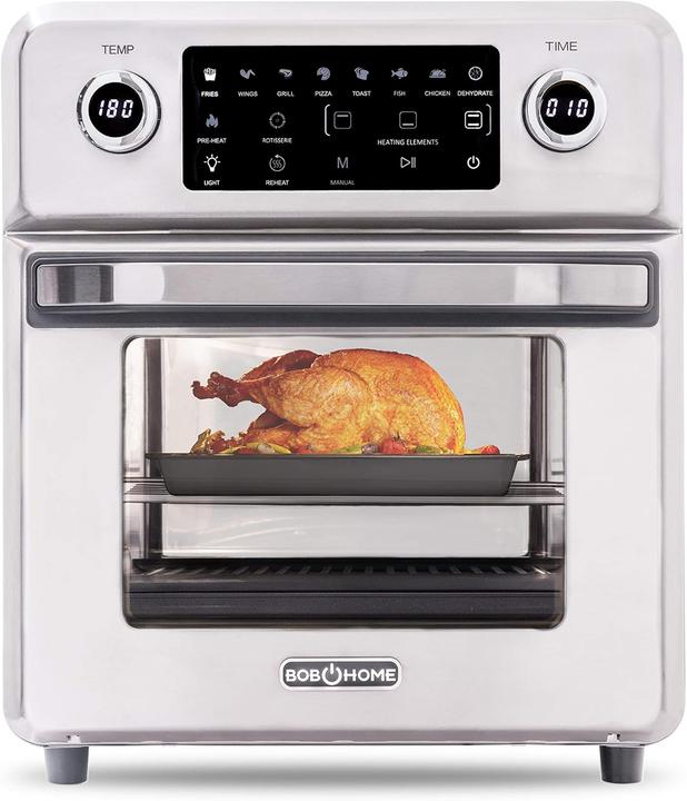 Produktbild Bob Home Heissluftfritteuse Vital Deluxe, mit 10 Smart-Touch-Programmen