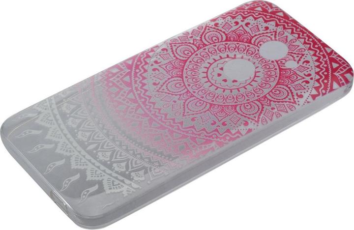 Actual product image König Design Henna Cover for Mobile Alcatel A5 LED Case Protective Cover Silicone Bumper Sun Pink (Alcatel A5 LED)