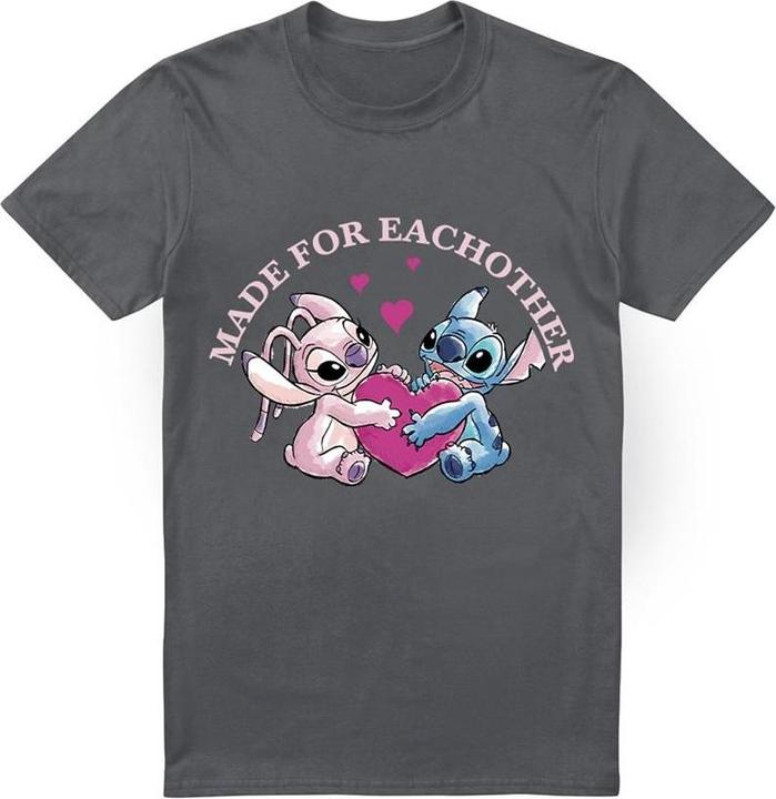 Lilo & Stitch Made For Each Other TShirt (XL)