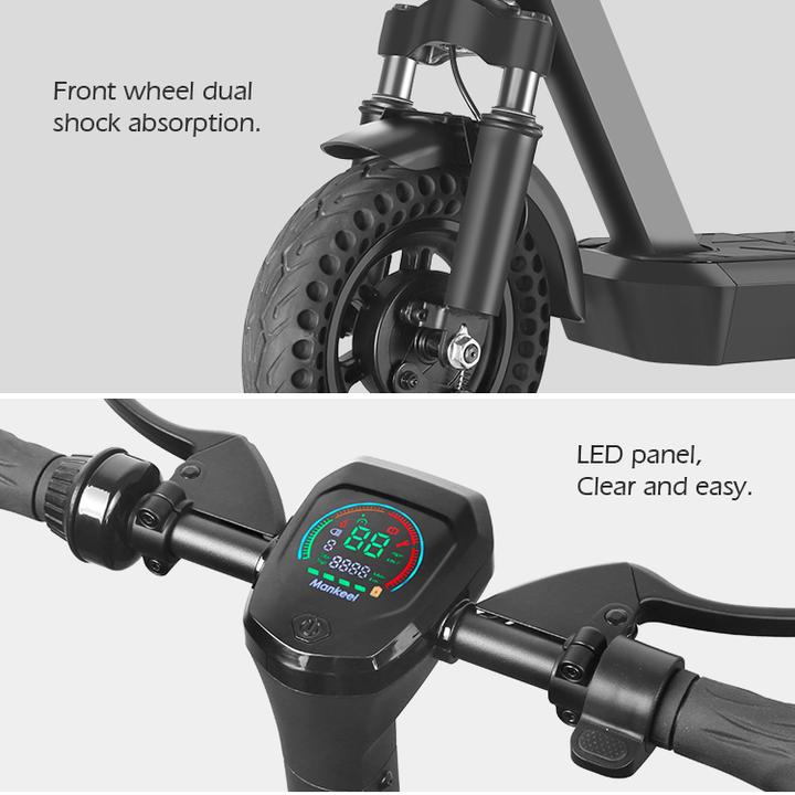 Image du produit Mankeel trottinette électrique de haute qualité avec 2 freins (25 km/h, 40 km)