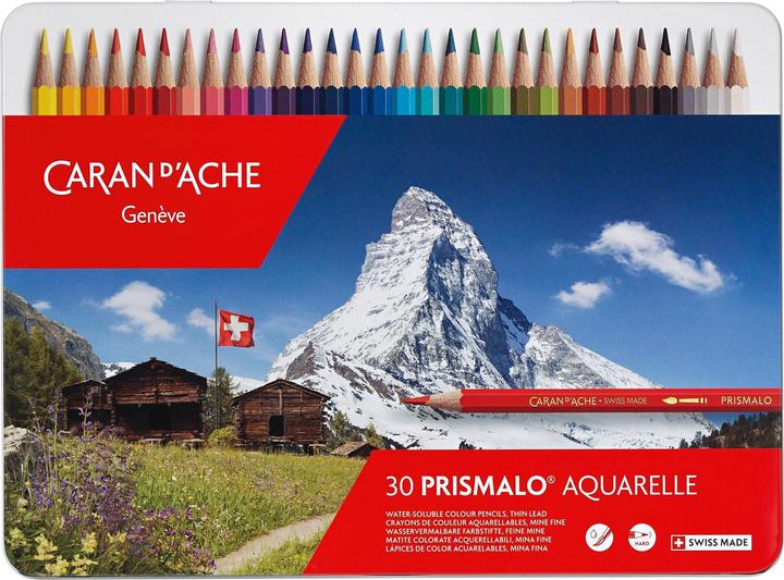 Produktbild Caran d'Ache Prismalo Aquarelle Metallschachtel (Mehrfarbig, 30 x)