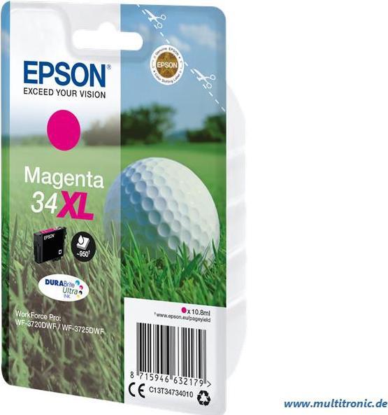 Productafbeelding Epson 34XL DuraBrite Ultra (M)