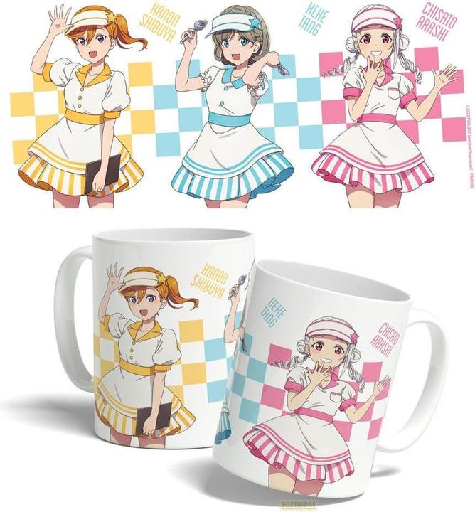 Produktbild POPbuddies Love Live! Superstar!! Tasse American Diner Kanon, Keke, Chisato 325 ml (325 ml, 1 x)