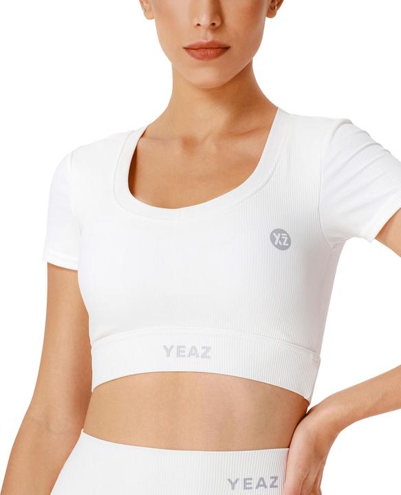 Actual product image Yeaz CLUB LEVEL SET Short Top Leggings M (White) (M)