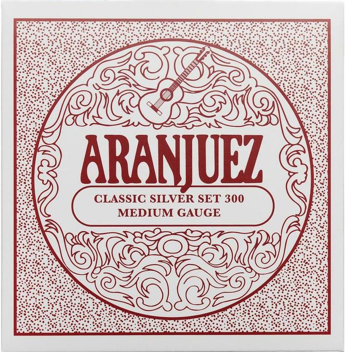 Actual product image Aranjuez Classic Silver 300 Medium Tension (6 x, Guitar, 0.03")