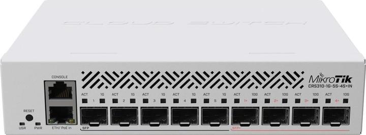 Actual product image MikroTik SFP Switch netFiber 9 10 Port (10 Ports)