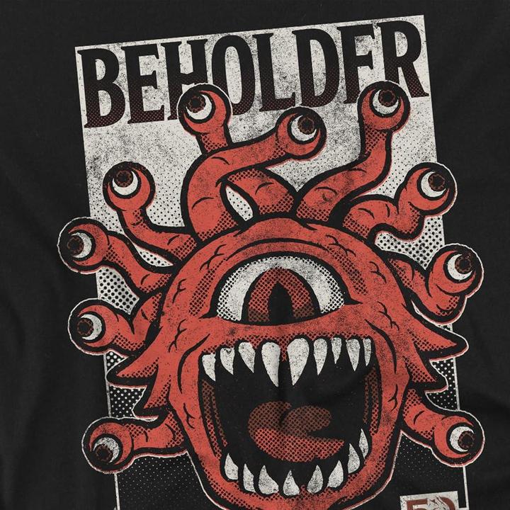 Actual product image Dungeons & Dragons Mens Beholder Vintage 50th T-Shirt (4XL)