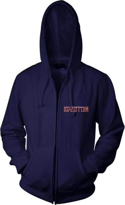 Image du produit Led Zeppelin Sweat à capuche zippé photo unisexe adulte (S)