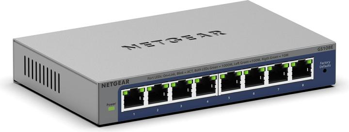 Actual product image Netgear GS108E (8 Ports)