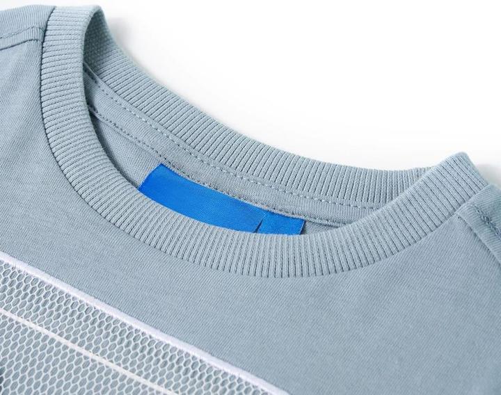Produktbild VidaXL Kinder-Langarmshirt Hellblau 104,Material: 100 (104)
