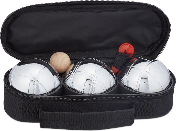 Relaxdays Boule Kugeln (3 x, 70 mm)
