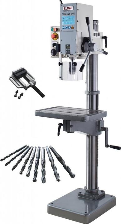 Produktbild Elmag Getriebe-Säulenbohrmaschine GBM 3/25 SNE - Set