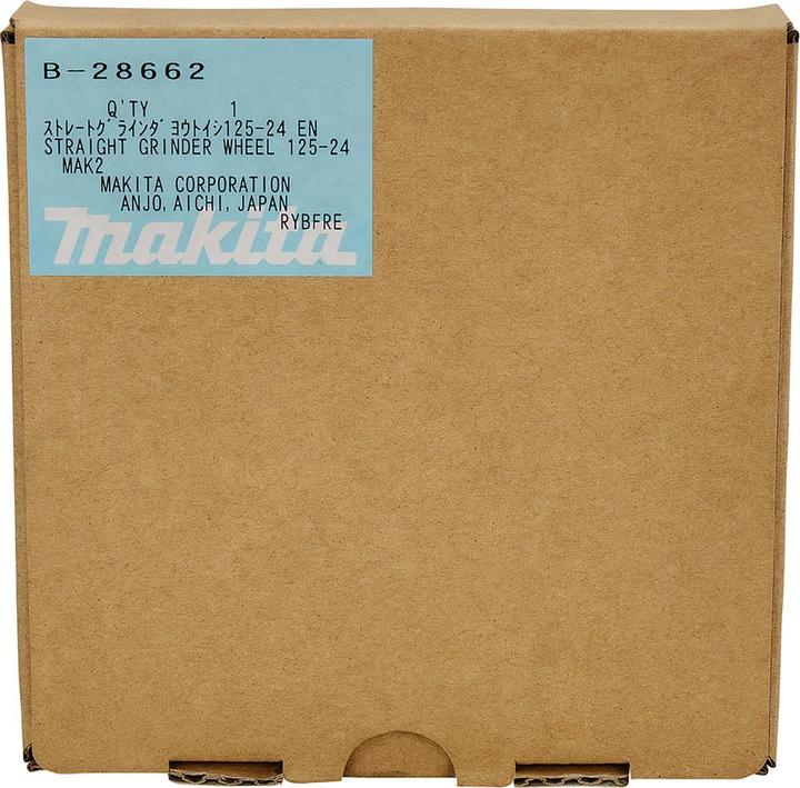 Actual product image Makita Grinding stone K24 125x20x20 (B-28662) (A24P-BF)