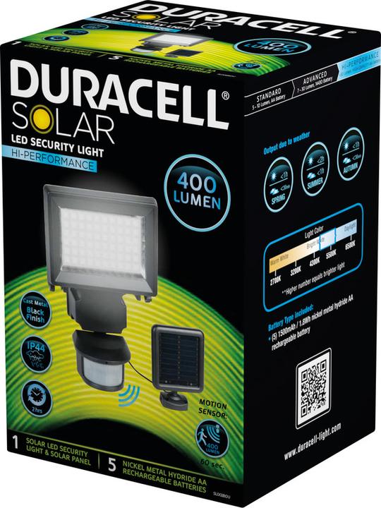 Actual product image Duracell Safety light LED Solar (400 lm)