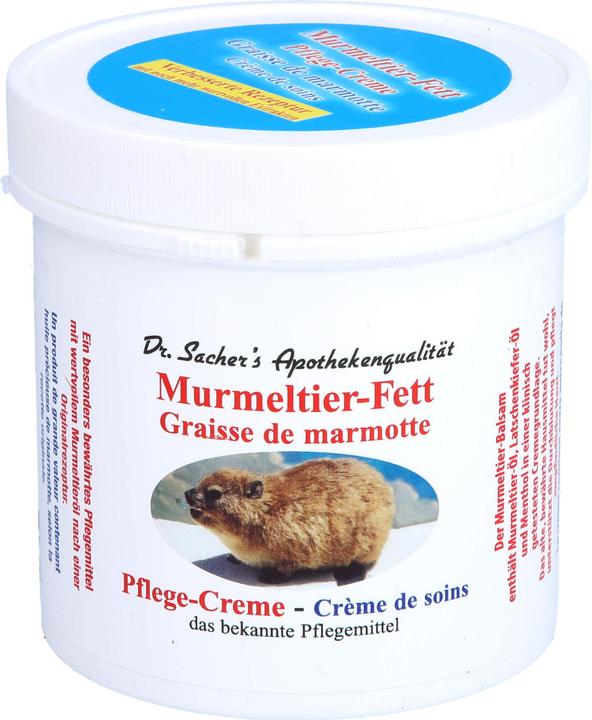 Image du produit Axisis Crème de soin à la graisse de marmotte Dr. Sacher's, 250 ml de crème (Crème pour le corps, 250 ml)