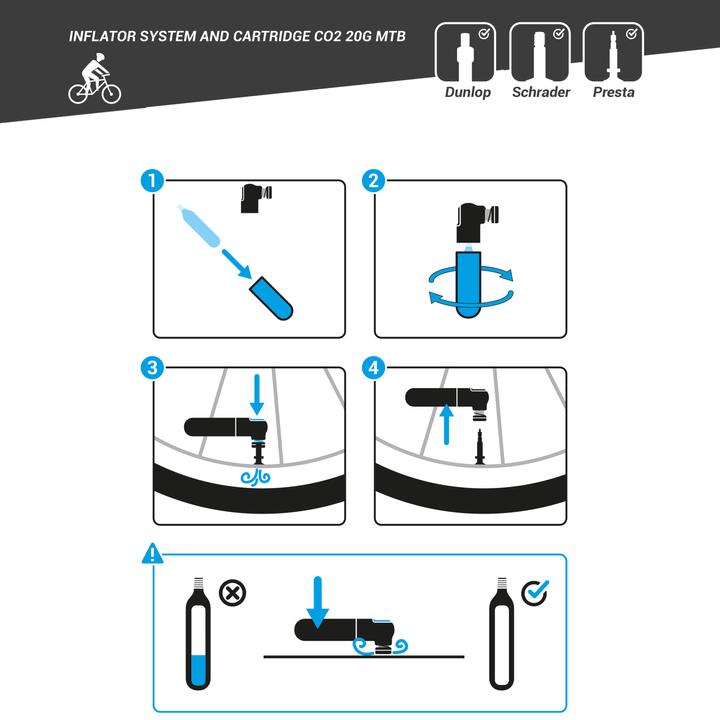 Actual product image Rockrider Compact Co2