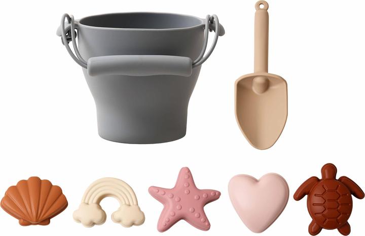 Esmée Set de jouets de sable avec bouilloire, pelle et moules
