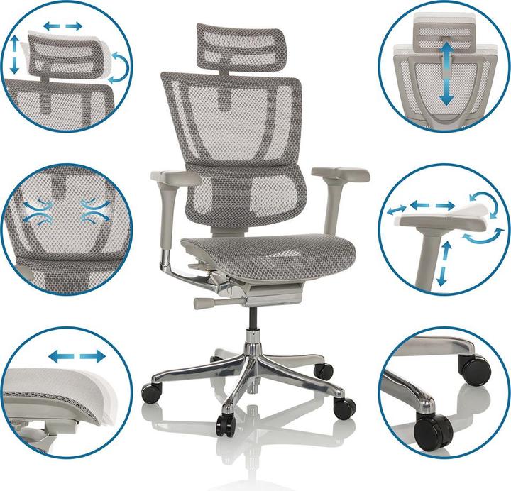 Actual product image Hjh Office Ergohuman Slim G Gen2