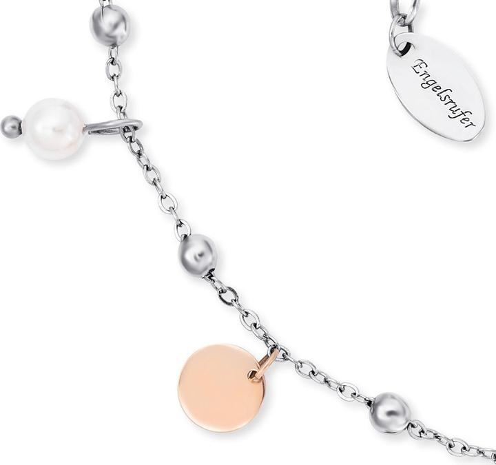 Actual product image Engelsrufer Anklet Little Joy Bicolor (Stainless steel, Perle, 27 cm)