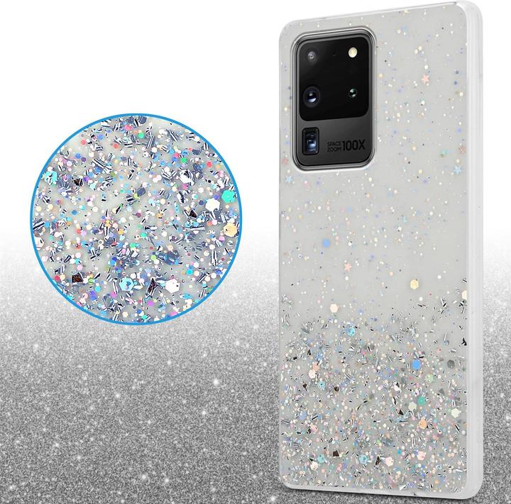 Produktbild Cadorabo TPU Cover funkelnder Glitter (Samsung Galaxy S20 Ultra)