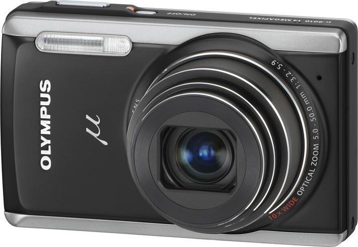 Produktbild Olympus Mju 9010, 14MP, 10x Zoom, 2GB int. Speicher, Schwarz (1/2,3'')