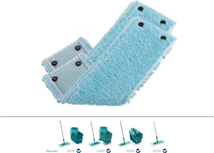 Produktbild Leifheit Wischbezug CLEAN TWIST M / Combi M super soft 2er (2 Stk.)