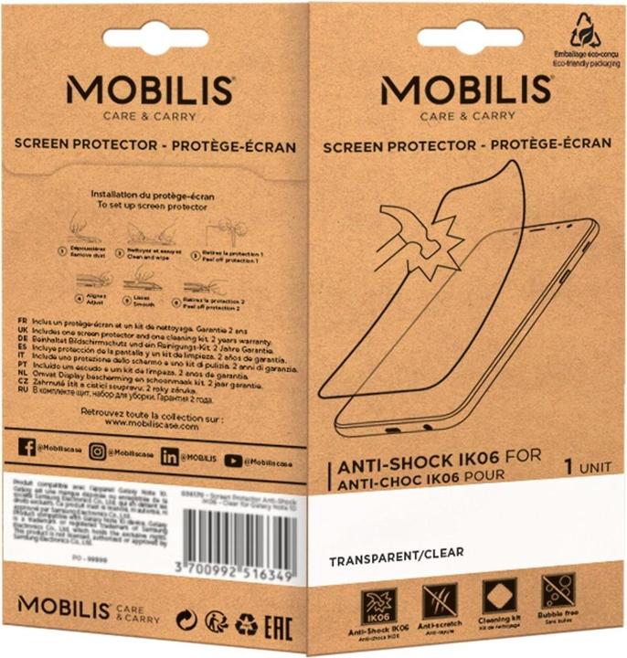 Actual product image Mobilis ANTI-SHOCK IK06-CLEAR MEMOR 10 (1 Piece, M-Horse Pure 1)