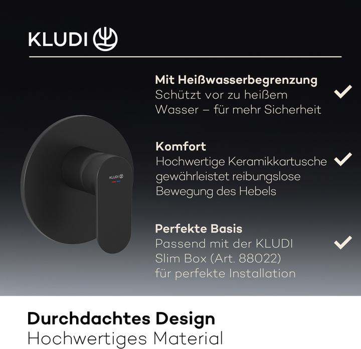 Actual product image Kludi X1 Concealed single-lever shower mixer