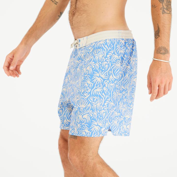 Produktbild Olaian Men’s Swim Shorts Surf 100 18” Long - Flora Blue (L)