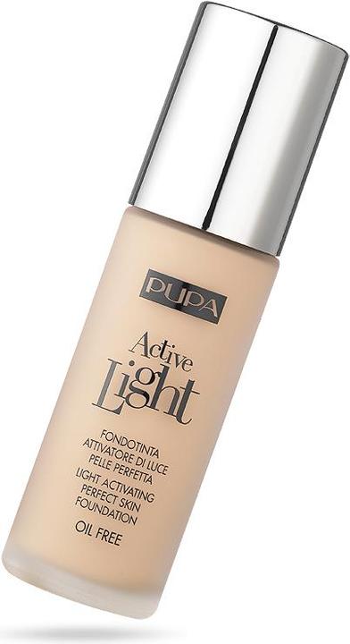 Produktbild Pupa Milano PUPA Active Light Perfect Skin Foundation SPF10 beztłuszczowy podkład do twarzy 011 30ml (Light Beige)
