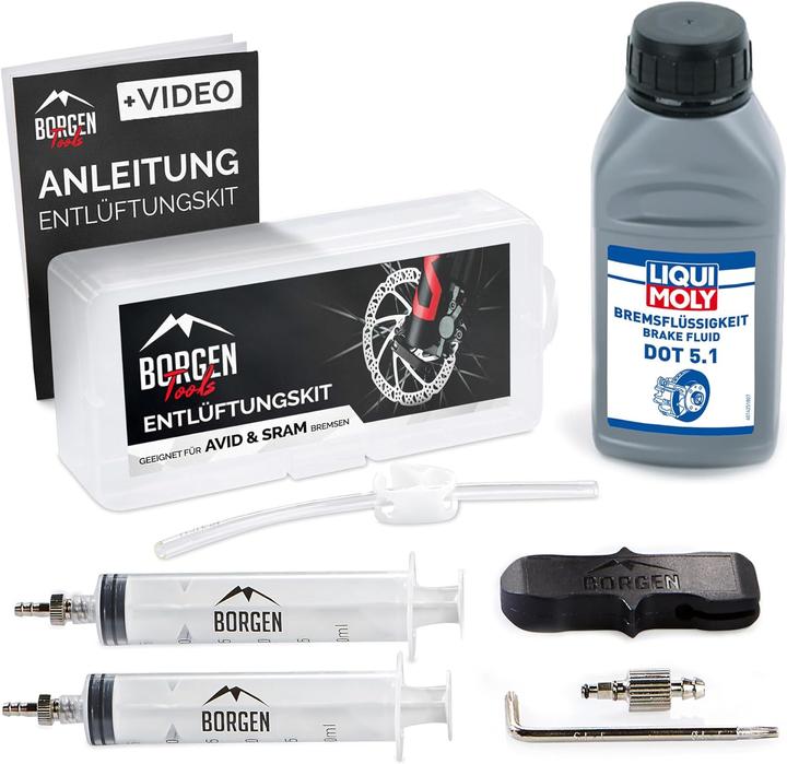 Immagine prodotto Borgen Kit di spurgo per freni Avid e Sram
