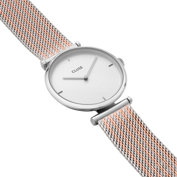 Produktbild Cluse Triomphe Mesh Silver (Analoguhr, 33 mm)