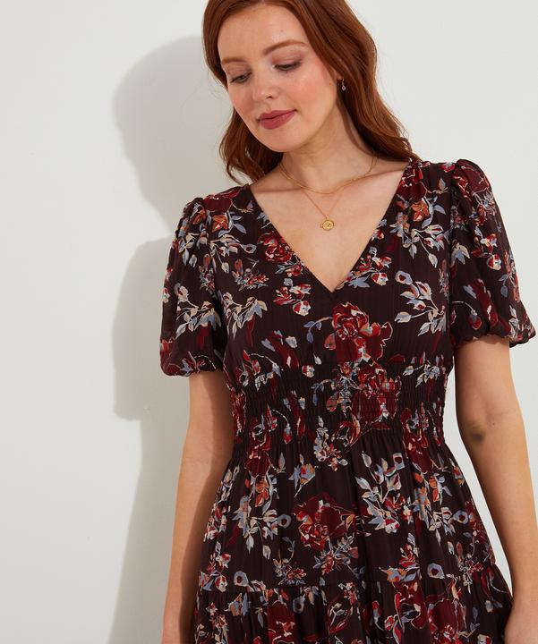 Image du produit Joe Browns Robe maxi élastique sombre florale (38)