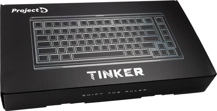Actual product image Ducky Tinker 75 Gaming Keyboard, RGB - MX-Brown (ISO-DE) (DE, Cable)