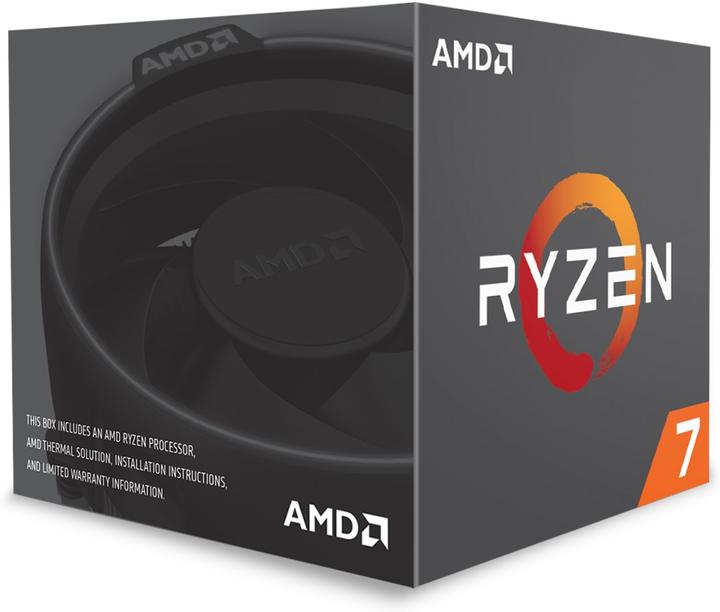 Productafbeelding AMD Ryzen 7 1700X (AM4, 3.40 GHz, 8 -Core)