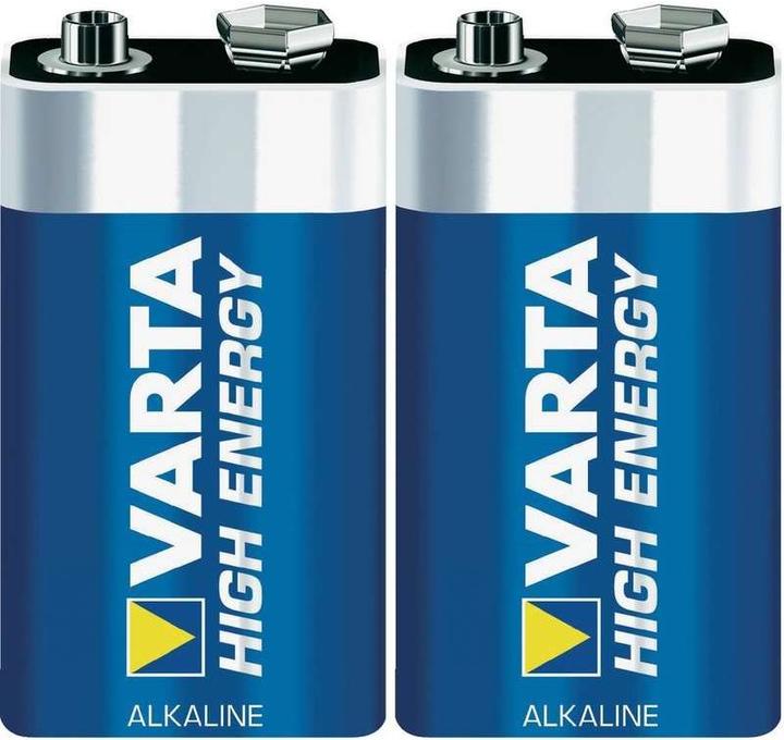 Image du produit Varta LONGLIFE Power (2 pcs, 9V Block, 550 mAh)
