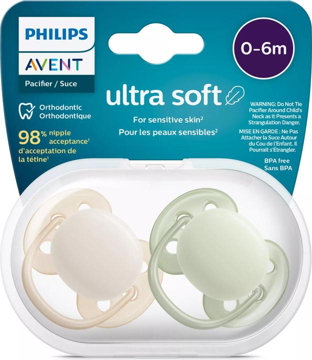 Produktbild Philips Avent Ultra soft (2 x, bis 6 Monate, ab Geburt)